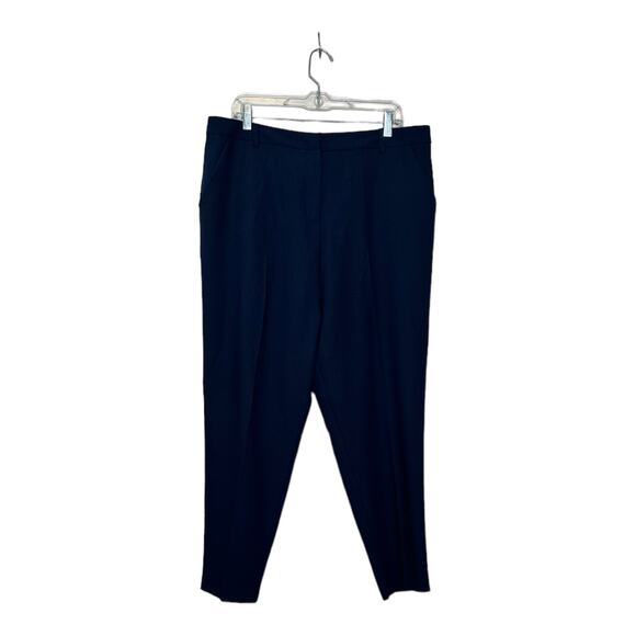 Asos navy blue flat front pants size 14 - Picture 8 of 9